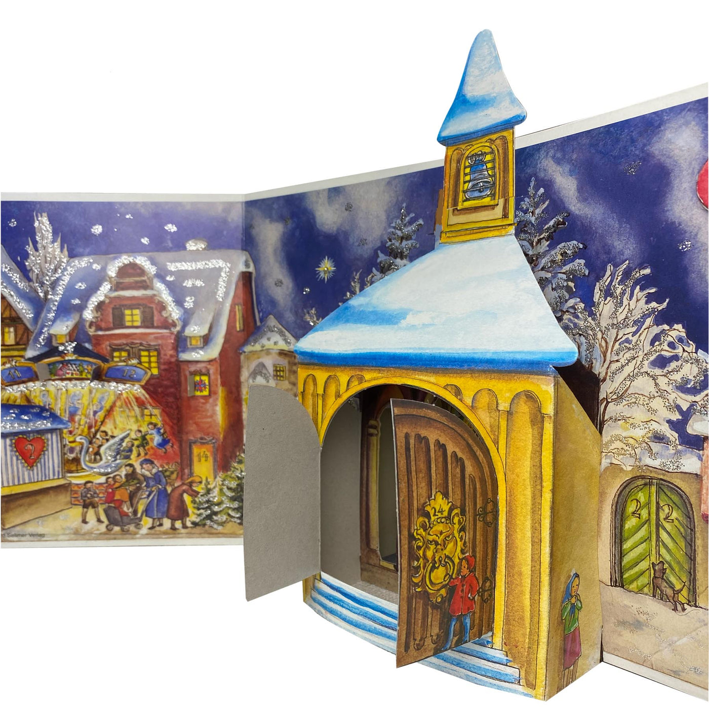 Advent Calendar 3D Chirch 1956 - 2