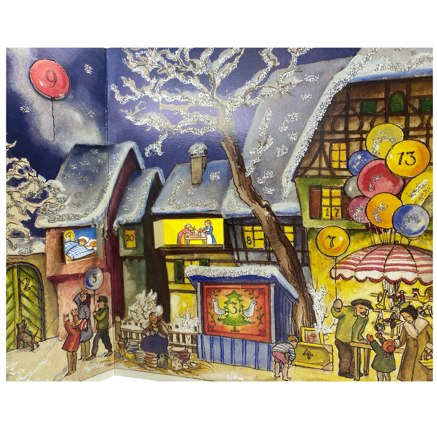 Advent Calendar 3D Chirch 1956 - 3