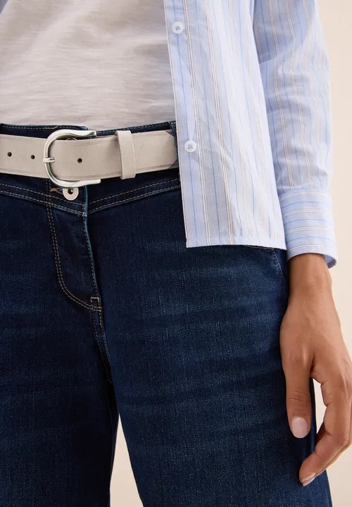 Faux Suede Belt - Sand - Cecil