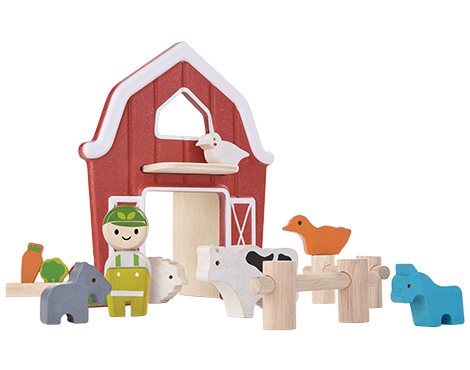 Lekset bondgård från PlanToys - 2