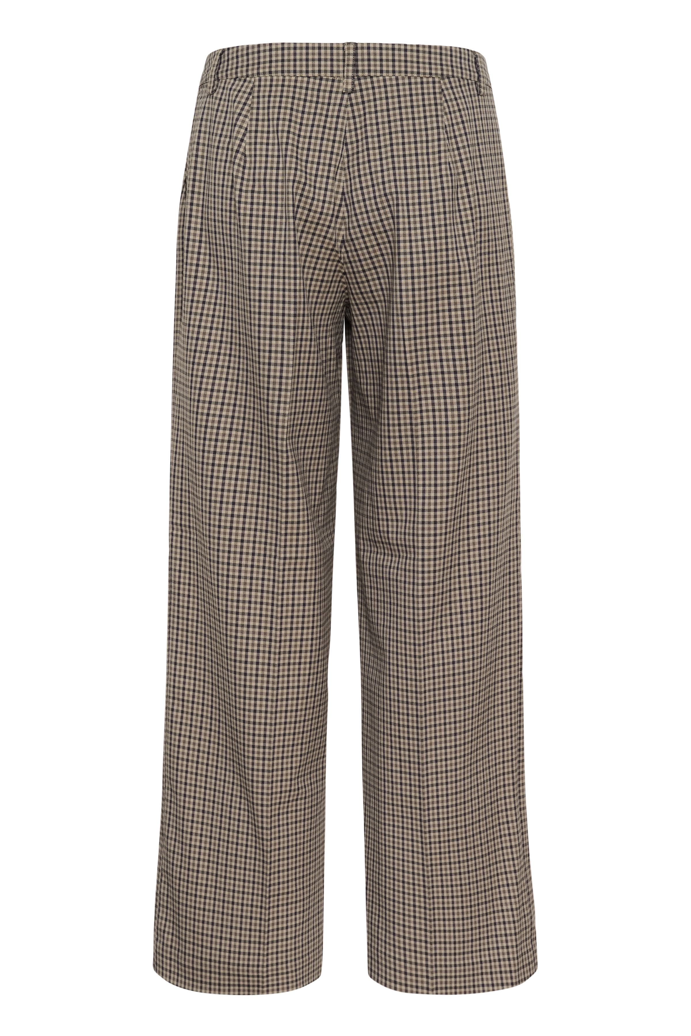 CUchecka Trousers Brown Check Rutig kostymbyxa - 6