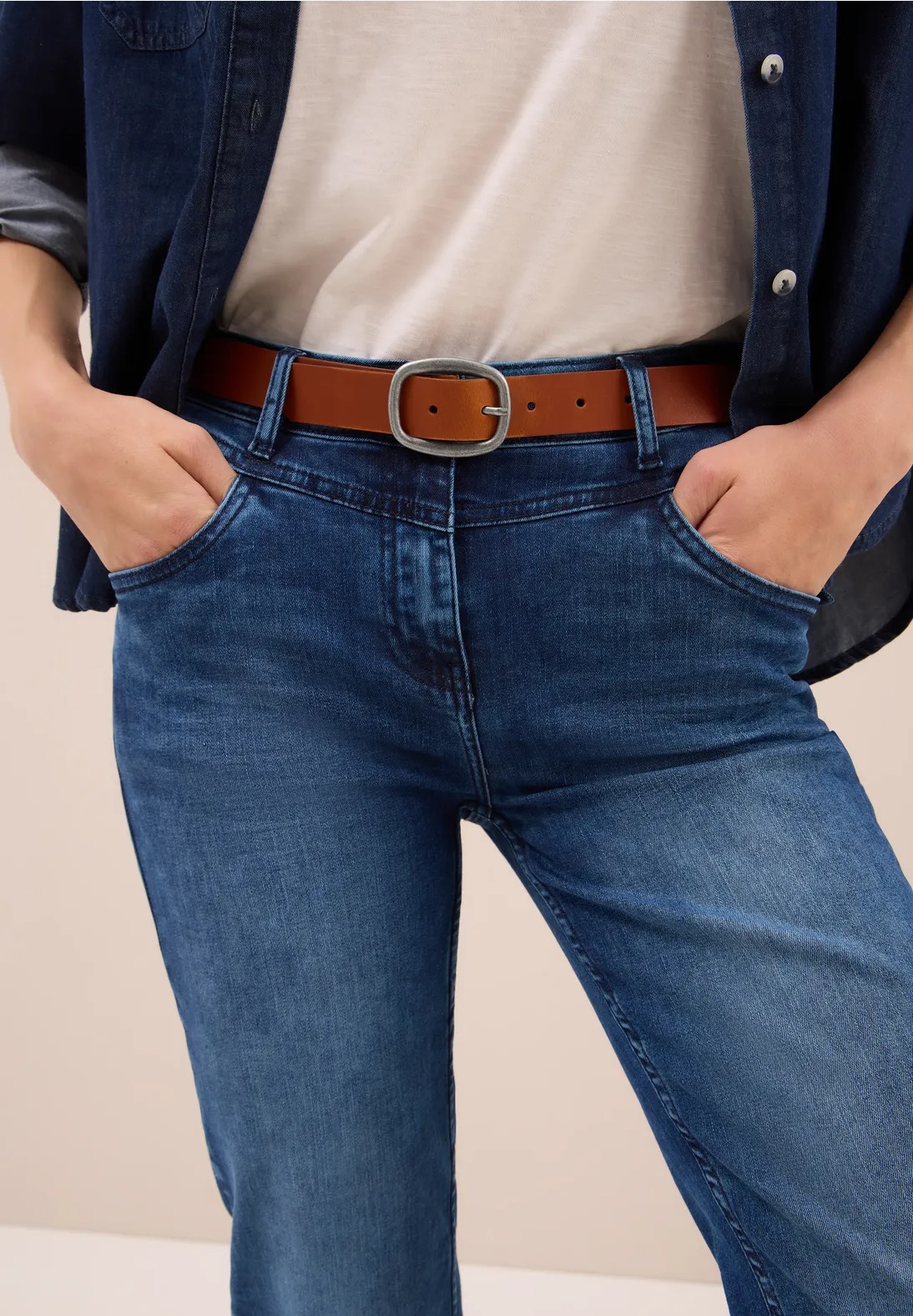 Leather Belt - Cacao - Cecil