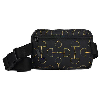 Waist Bag AWST Intl Vintage Snaffle Bits Black