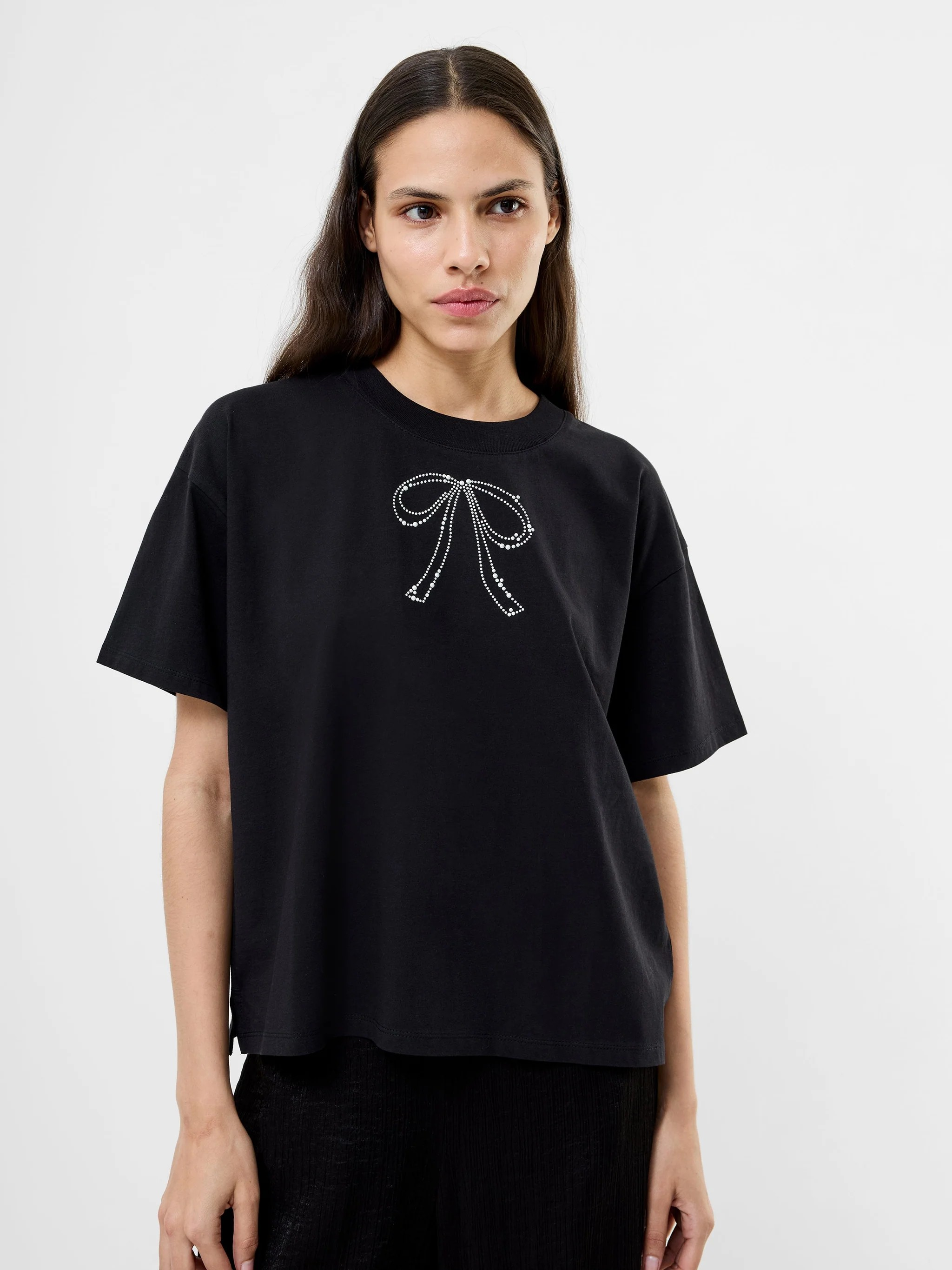 T-Shirt Rosett - Black - French Connection