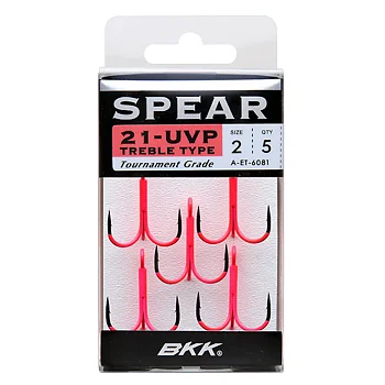 BKK Spear-21 UVP Treble Hook 