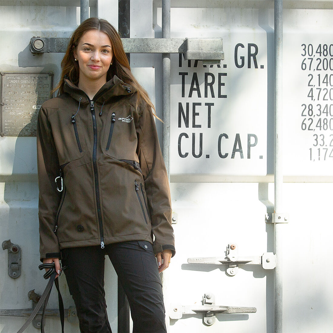 Arrak Akka Softshell Jacka Dam Brun