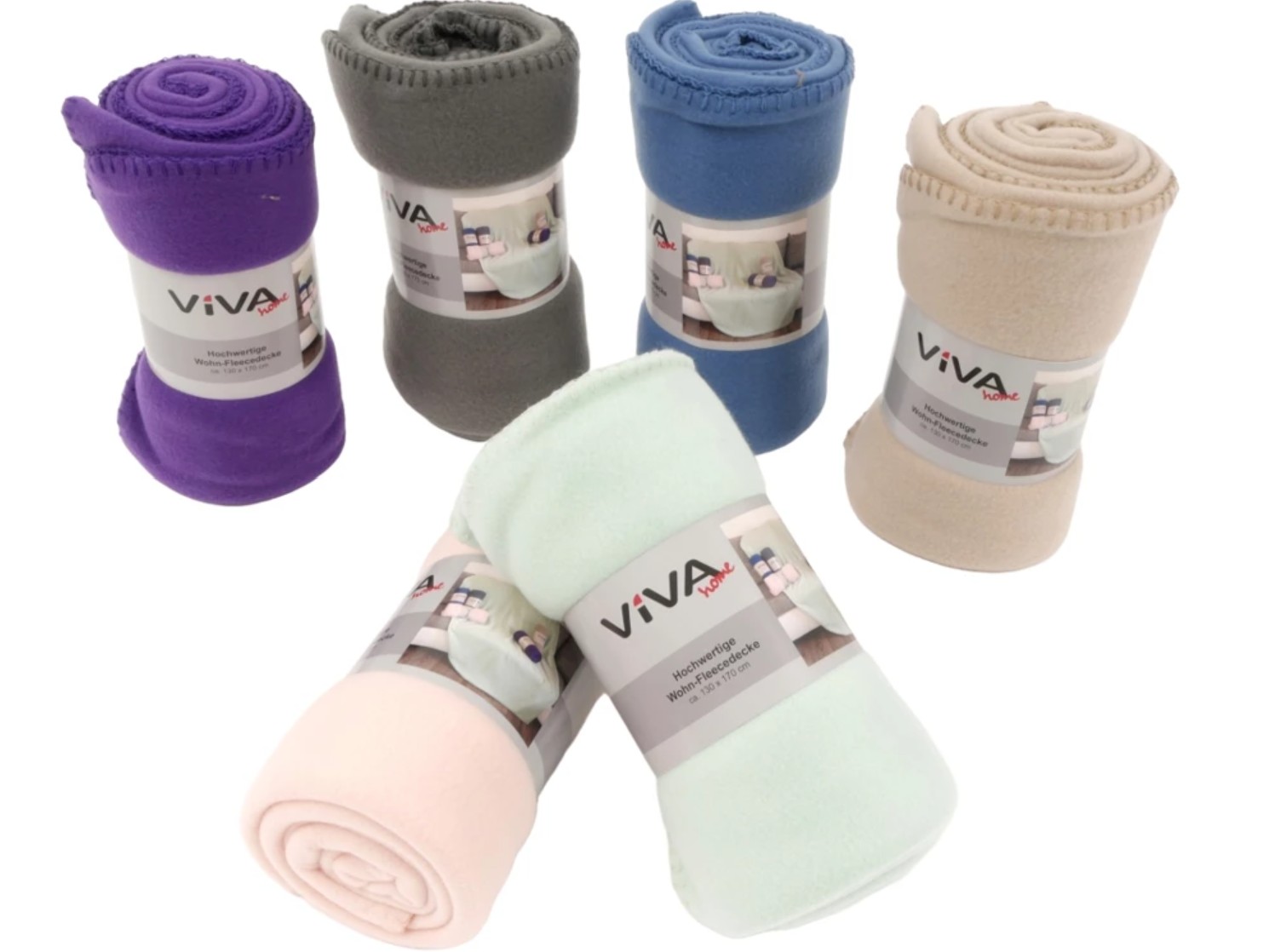 Viva Home | Fleecepläd | Lila