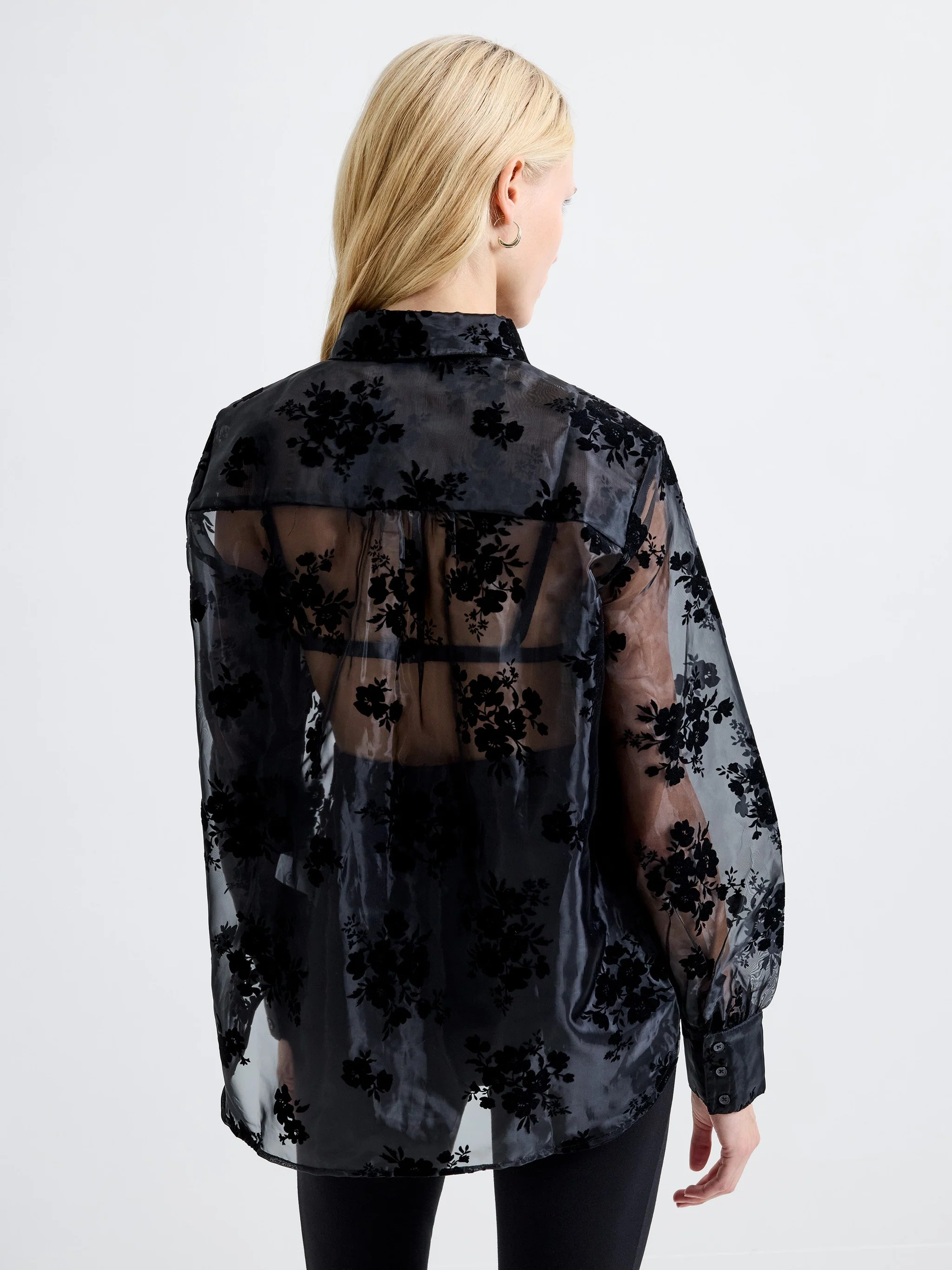 Blouse Chiffong - Black - French Connection