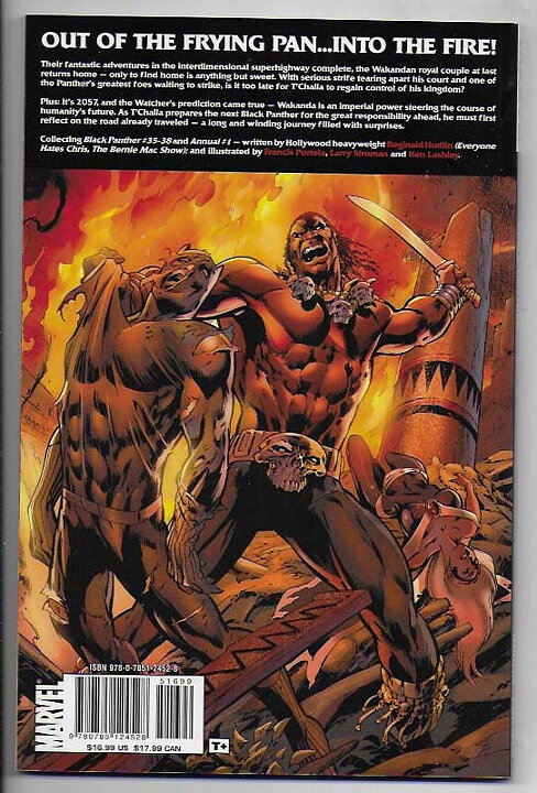 Black Panther: Back to Africa TP NM Svagt solblekt på ryggen