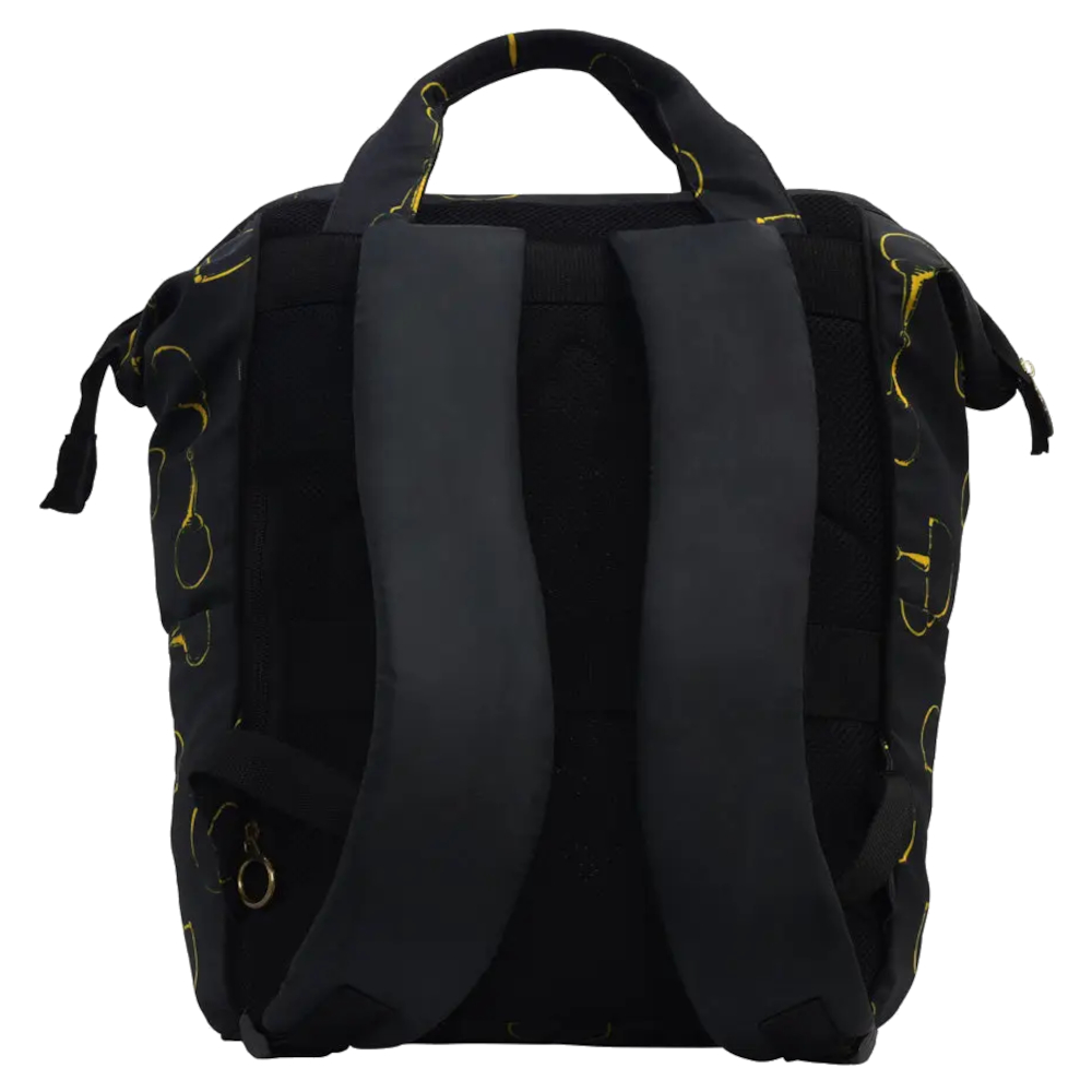 Backpack Bag AWST Intl Vintage Snaffle Bits Black - 3