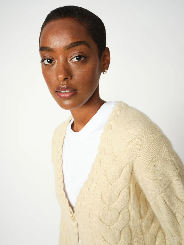 Mos Mosh Ottili Stickade Cardigan - 3