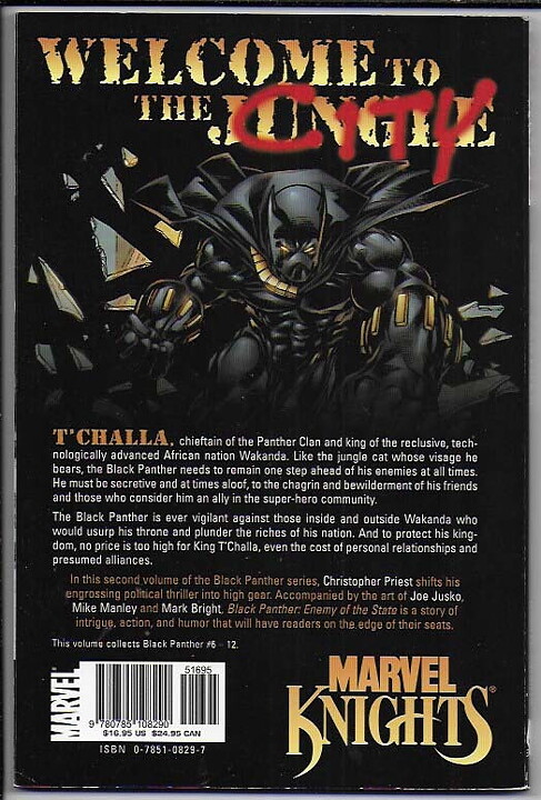 Black Panther: Enemy of The State TP VF-