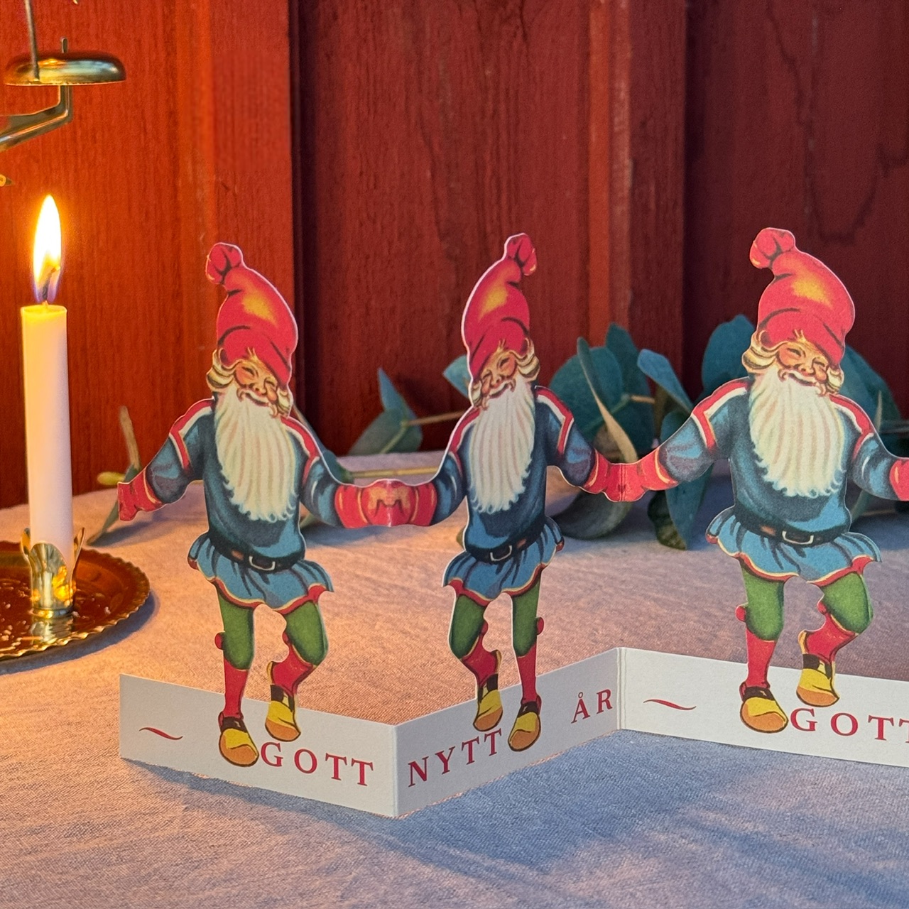 Pappersrader Tomte God Jul - 4
