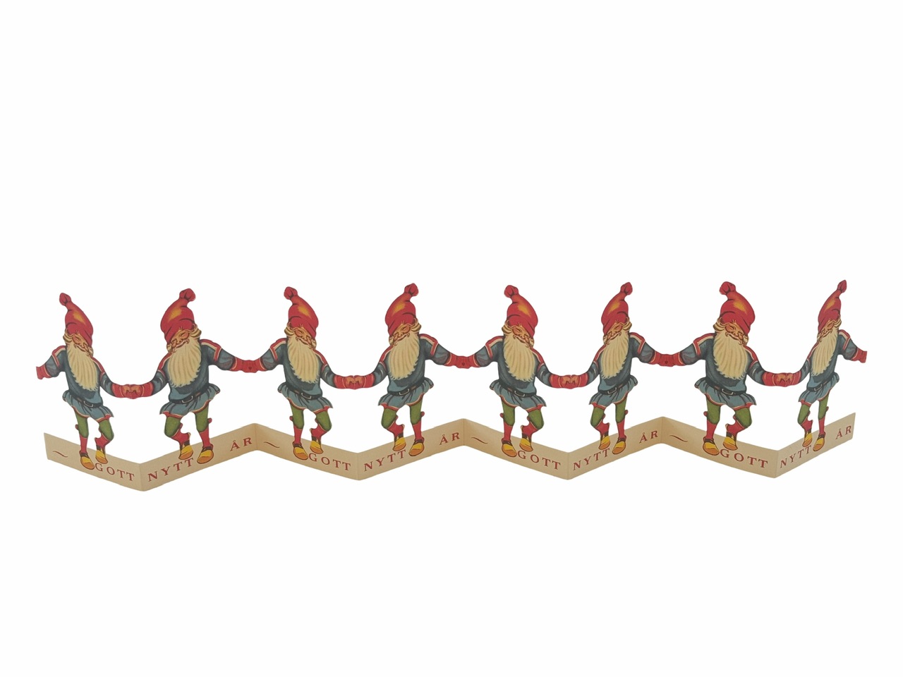 Pappersrader Tomte God Jul - 8