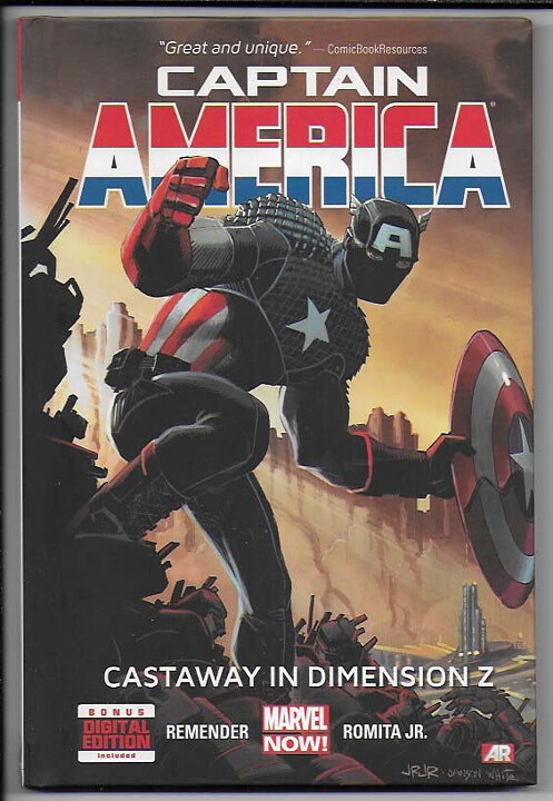 Captain America: Volume 1 - Castaway in Dimension Z Book 1 HC NM Remender Romita Jr