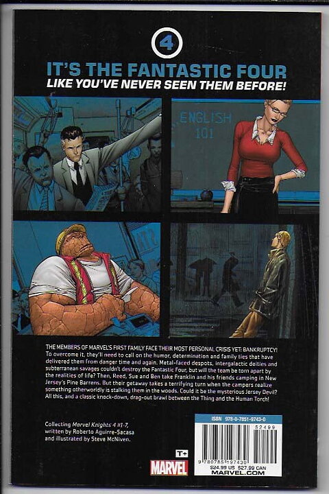Fantastic Four By Aguirre-Sacasa & McNiven TP NM