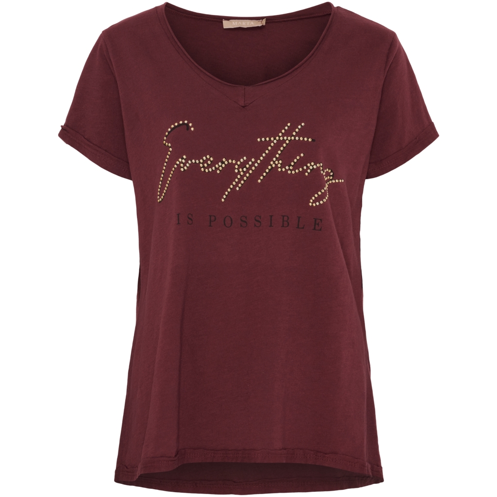 T-Shirt / Everything / Bordauqe