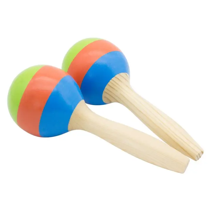 Musikinstrument  Barn Maracas  från tyska GICO SpielwarenGICO Spielwaren - 2-delars Set 15cm