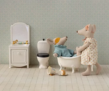 Maileg - Sink dresser, Mouse - Off white