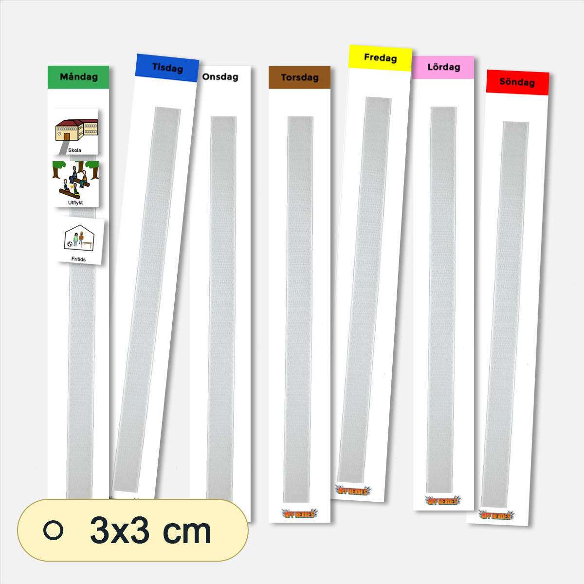 Dagsremsor till bilder 3x3 cm - 2