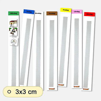 Dagsremsor till bilder 3x3 cm