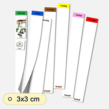 Dagsremsor till bilder 3x3 cm