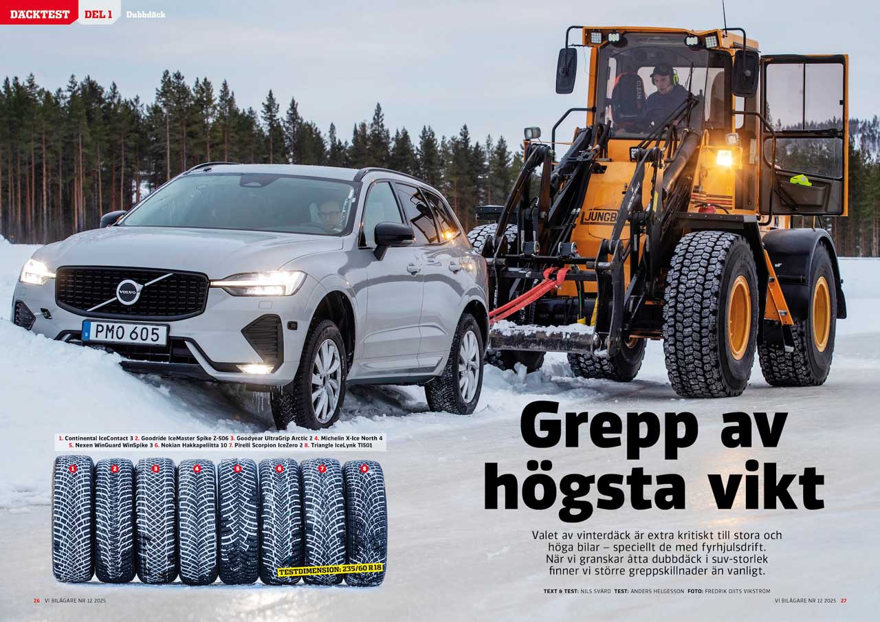 Test dubbdäck 2025