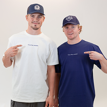 Oversize T-shirt  VIT "Vi har bara varandra"