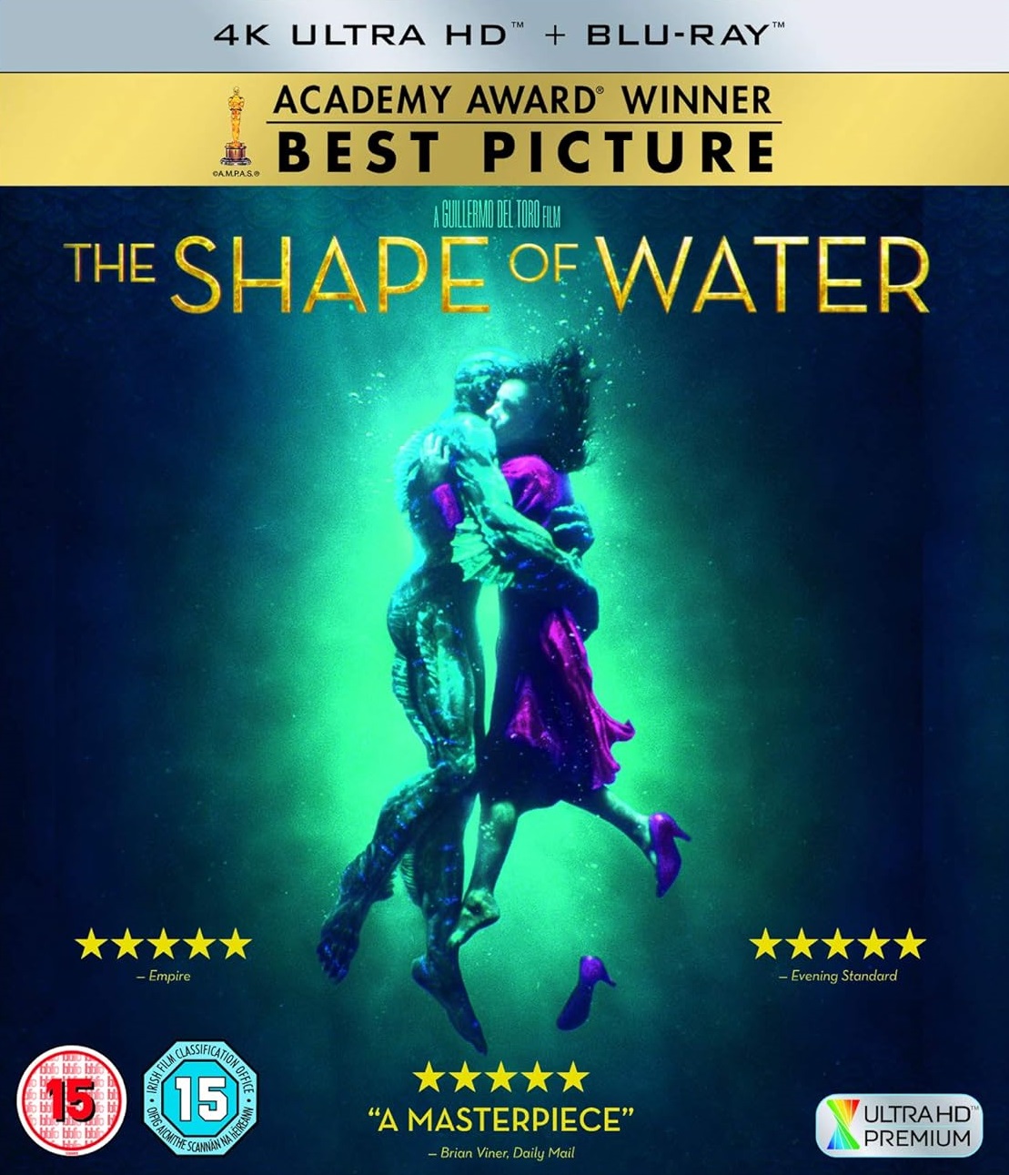 The Shape of Water (ej svensk text) (4K Ultra HD + Blu-ray)