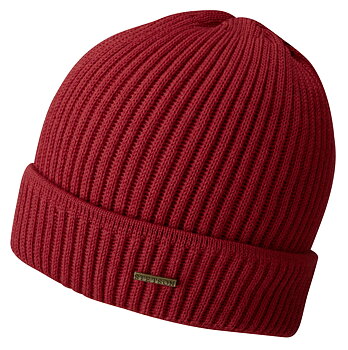 Stickad beanie Stetson,  röd