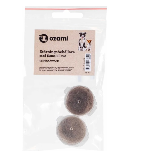 Ozami NoseWork Störningsbehållare m Kamelull 2st