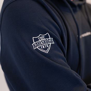 Hoodie Marinblå "Vi har bara varandra"