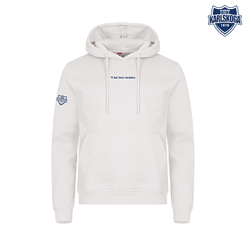 Hoodie Offwhite "Vi har bara varandra"
