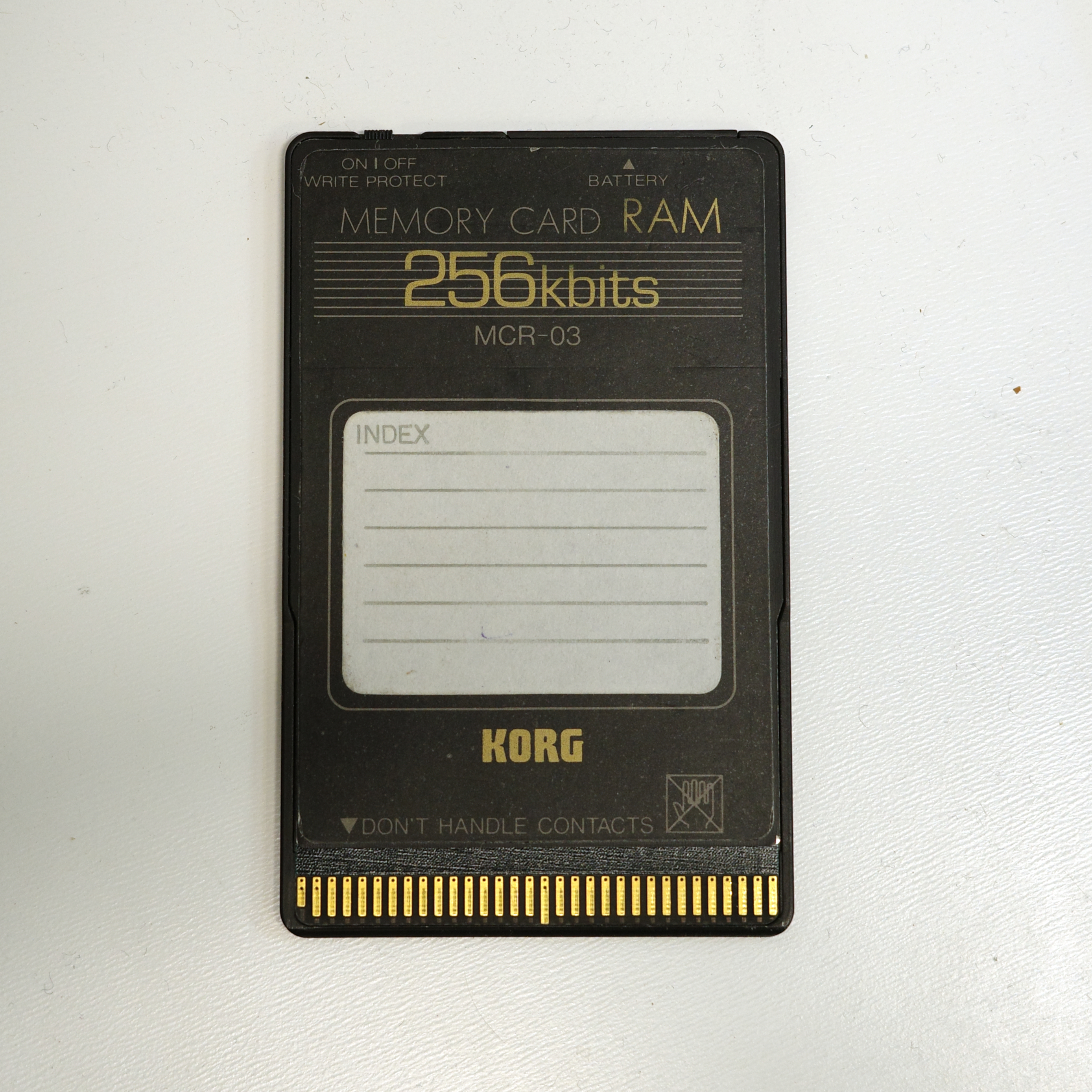 Korg MCR-03 Memory Card RAM 256kbits, beg - JAM