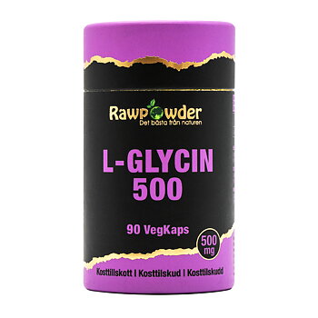 L-Glycin 500 mg Rawpowder - 90 kapslar