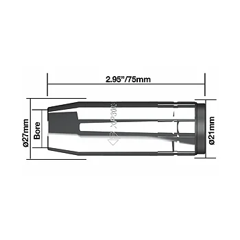 Gasmuntycke 16mm 2st XP8 Parweld