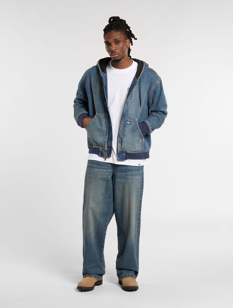 Dickies Hilham Hooded Jeansjacka Khaki - 3