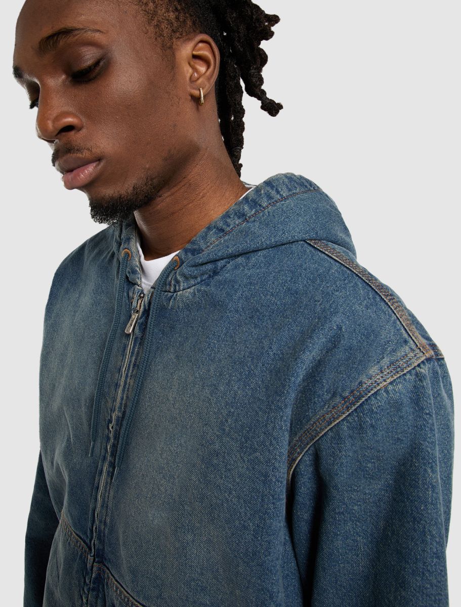 Dickies Hilham Hooded Jeansjacka Khaki - 4