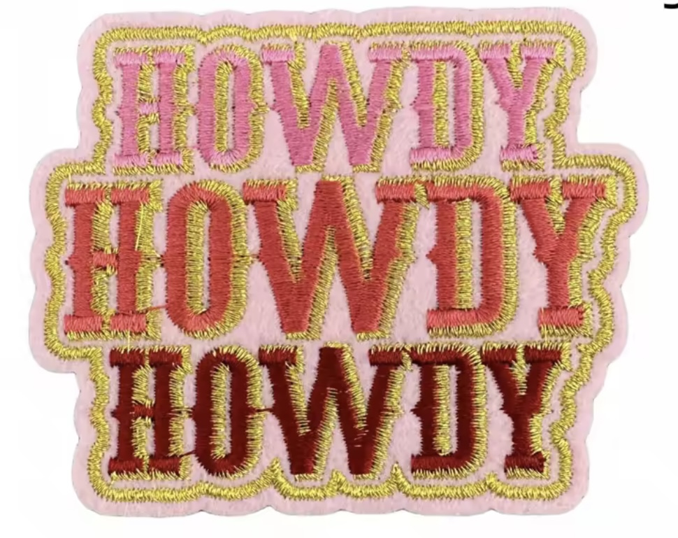Tygmärke  howdy howdy howdy 