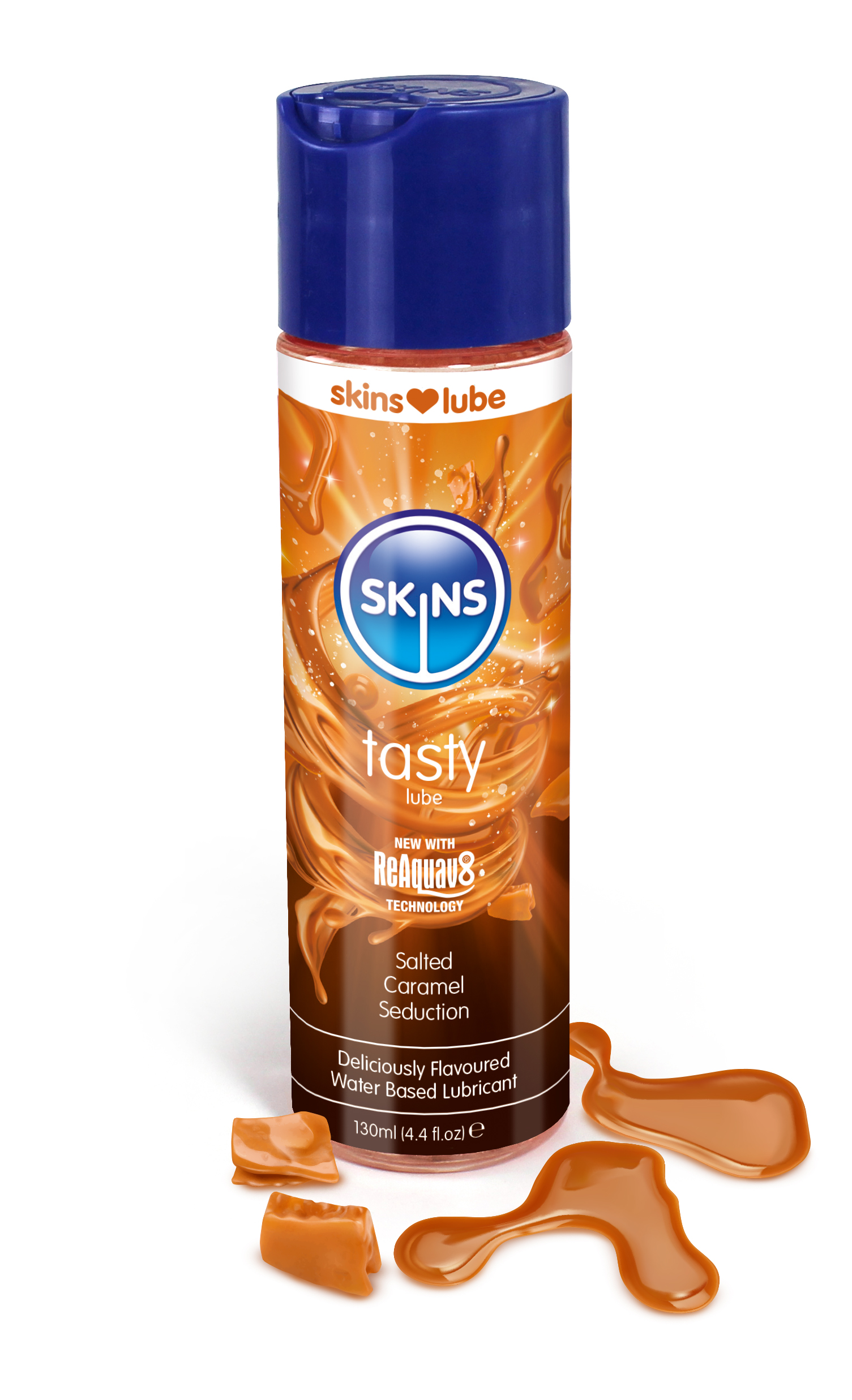 Skins Salted Caramel Water Based Lubricant, 130 ml - 4