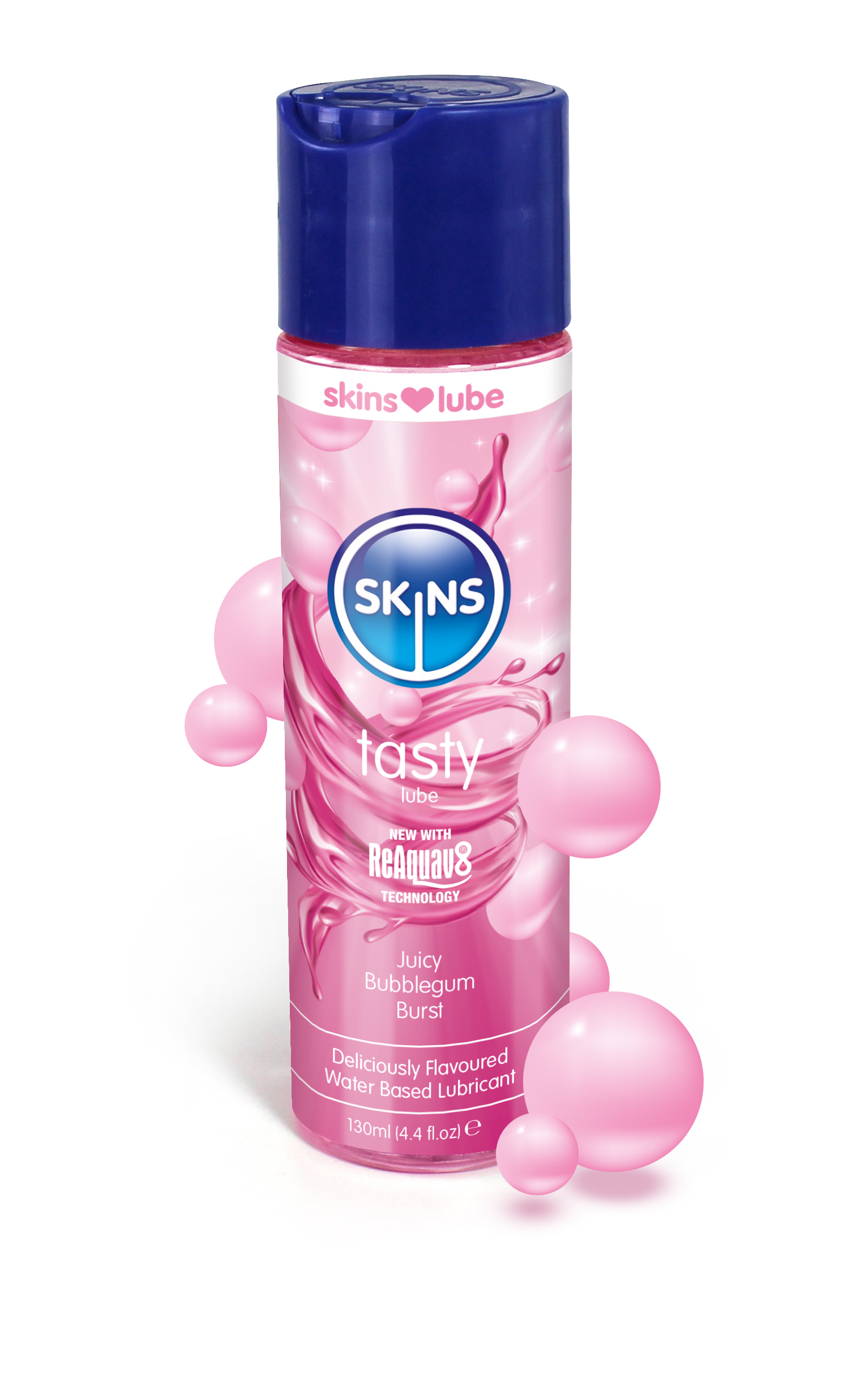 Skins Bubblegum Water Based Lubricant, 130 ml - 3