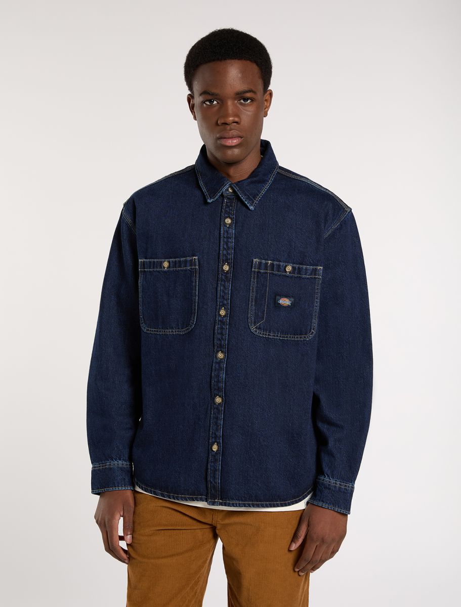 Dickies Mechanic Jeansskjorta Dark Indigo
