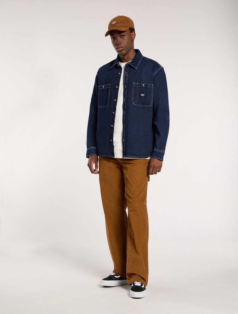 Dickies Mechanic Jeansskjorta Dark Indigo - 3