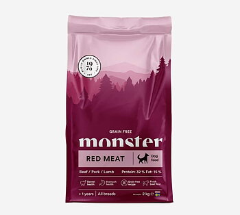  Monster Dog Grain Free Adult Red Meat 2 kg