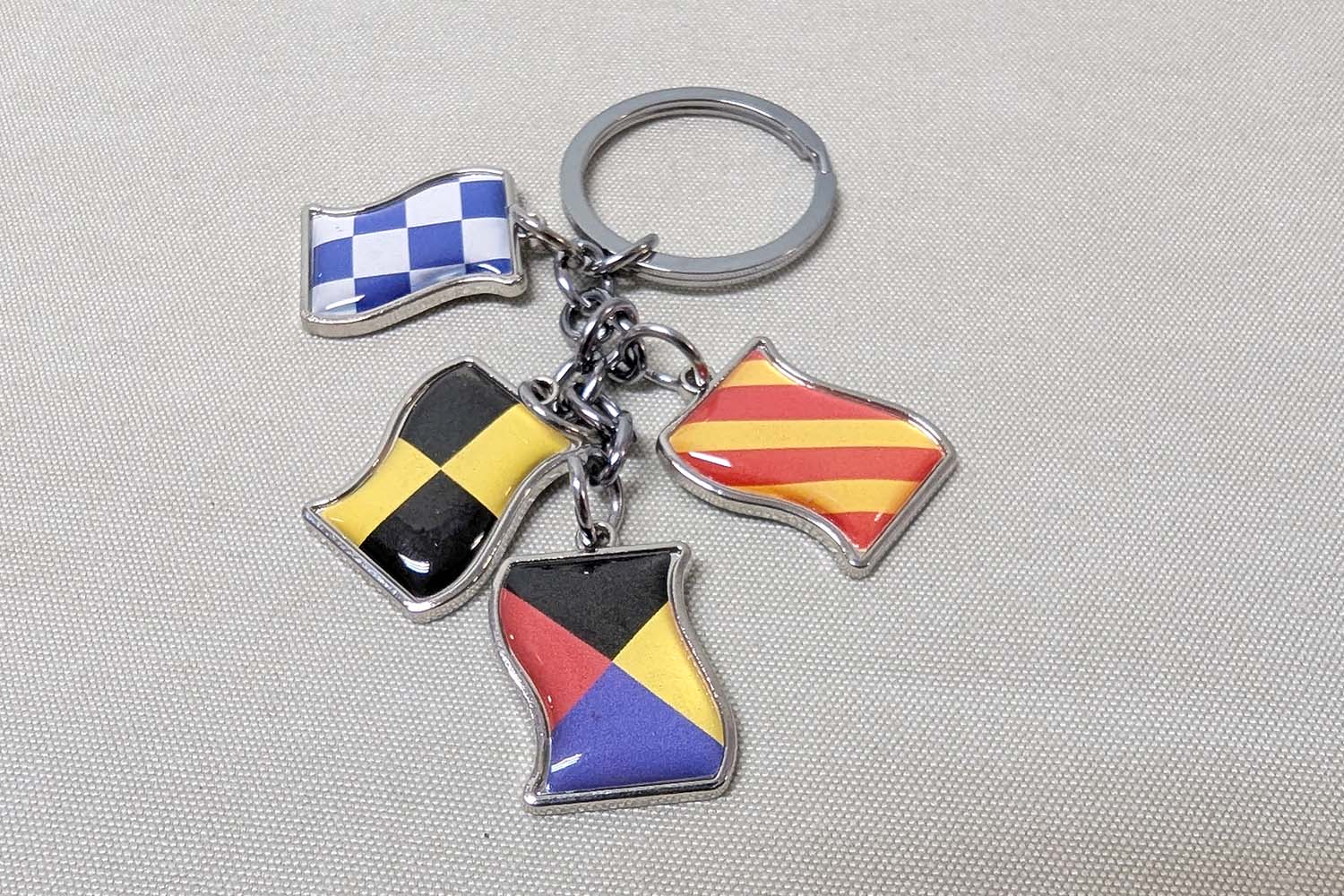 Keychain Nautical Code Flags 10 cm - 2