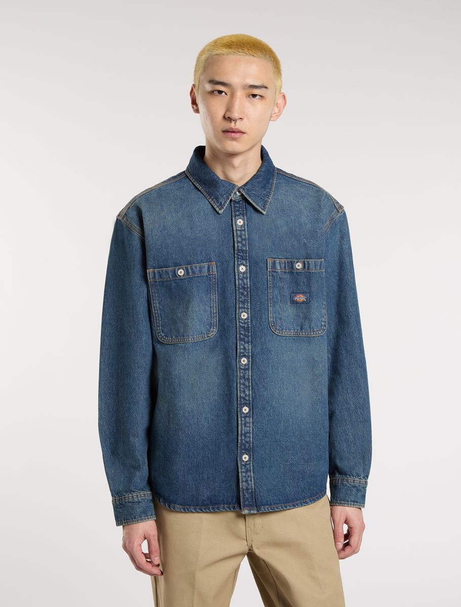 Dickies Mechanic Jeansskjorta Khaki