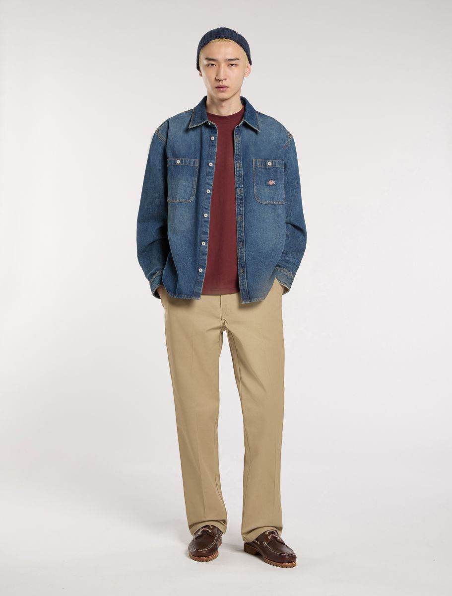 Dickies Mechanic Jeansskjorta Khaki - 3