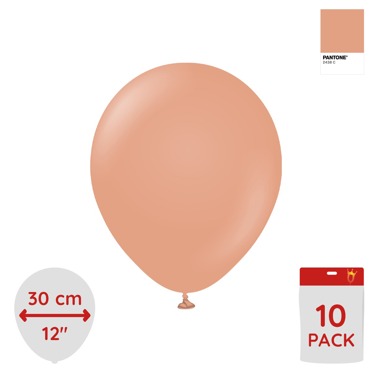 Clay Pink - Latexballong