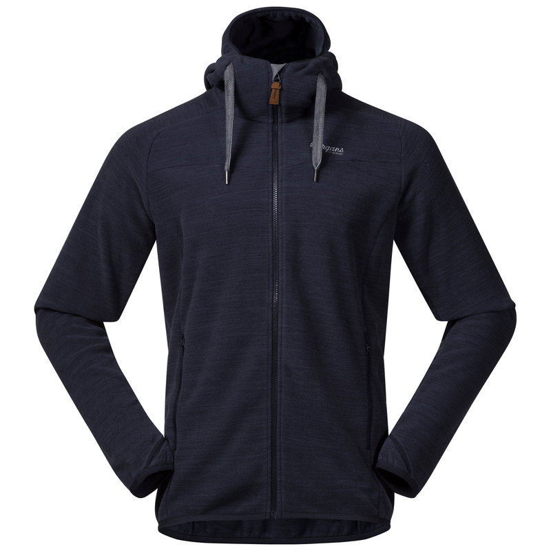 Hareid Fleece Hood Jacket Navy Herr FF