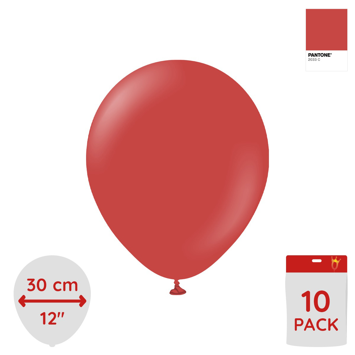 Deep Red - Latexballong